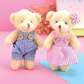 Boy Girl Bear Chain